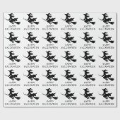 Trendy Spooky Halloween Geschenkpapier (Flach)
