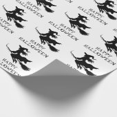 Trendy Spooky Halloween Geschenkpapier (Ecke)