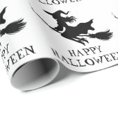 Trendy Spooky Halloween Geschenkpapier (Rolleneckpunkt)