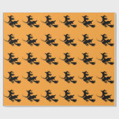 Trendy Spooky Halloween Geschenkpapier (Flach)