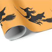 Trendy Spooky Halloween Geschenkpapier (Rolleneckpunkt)