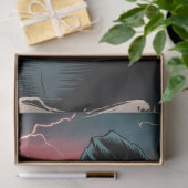 Trendy Spooky Halloween witch and Cauldron Seidenpapier (Geschenk)