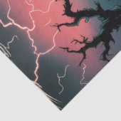 Trendy Spooky Halloween witch and Cauldron Seidenpapier (Ausschnitt)