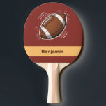Trendy Sport Boy American Football Personalisiert Tischtennis Schläger<br><div class="desc">Stärken Sie Ihr Spiel mit unserem "Trendy Sport Boy American Football" Personalisiert Ping Pong Paddle. Dieses hochwertige Paddel eignet sich ideal für junge Sportler und Sportbegeisterte, die sowohl Fußball als auch Tischtennis lieben. Mit seinem dynamischen amerikanischen Fußballdesign kann das Paddel mit dem Namen Ihres Kindes personalisiert werden und ist somit...</div>