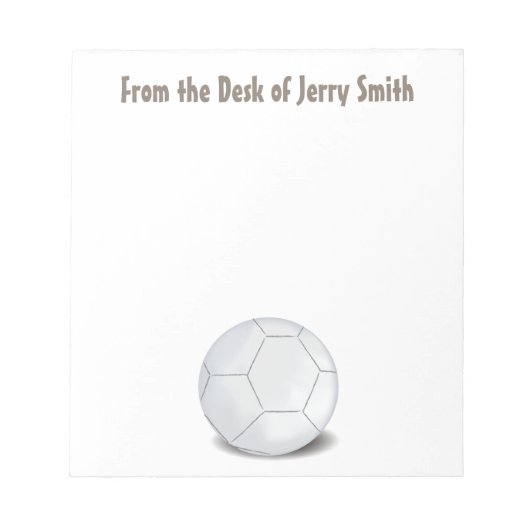 Trendy Sport Volleyball Modernes Leichtathletik-No Notizblock (Vorderseite)