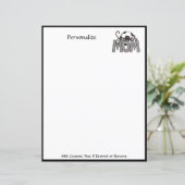 Trendy Sports Soccer Mama Personalisiert (Stehend Vorderseite)