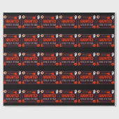 Trendy Spuk Halloween-Preisgeschenk Geschenkpapier (Flach)