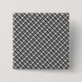 Trendy Square Stripes Button (Vorderseite)