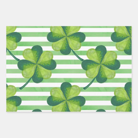 Trendy St. Patrick's Day Geschenkpapier Set (Vorderseite 2)