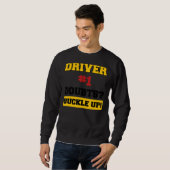 Trendy Statement Racer Driving Racing Car Driver Sweatshirt (Vorne ganz)