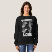 Trendy Statement Tool Turbolader Car Mechanik Sweatshirt (Vorne ganz)