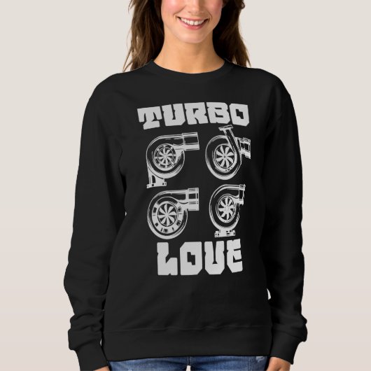 Trendy Statement Tool Turbolader Car Mechanik Sweatshirt (Vorderseite)