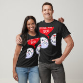 Trendy Statement Valentine's Day Couple Heart Roma T-Shirt (Unisex)