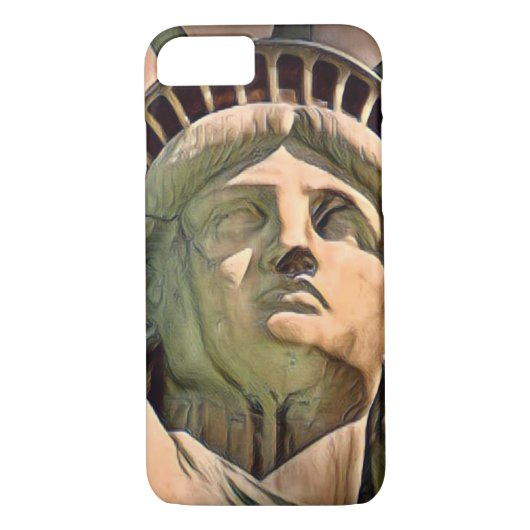Trendy Statue of Liberty Design Case-Mate iPhone Hülle (Rückseite)