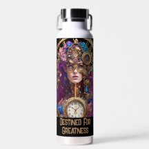 Trendy Steampunk Water Flasche