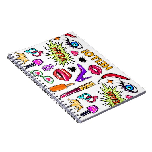 "Trendy Sticker Notizblock (Rechte Seite)