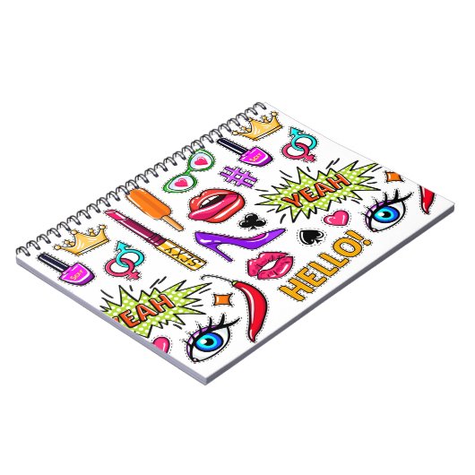 "Trendy Sticker Notizblock (Linke Seite)