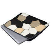 Trendy Stilvoll Abstraktes Muster Laptopschutzhülle (Vorne Knopf)