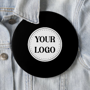 Trendy stilvoll und elegant mit Markenzeichen Button