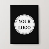 Trendy stilvoll und elegant mit Markenzeichen Button (Vorderseite)