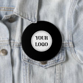 Trendy stilvoll und elegant mit Markenzeichen Button (Beispiel)