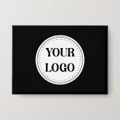 Trendy stilvoll und elegant mit Markenzeichen Button (Vorderseite)