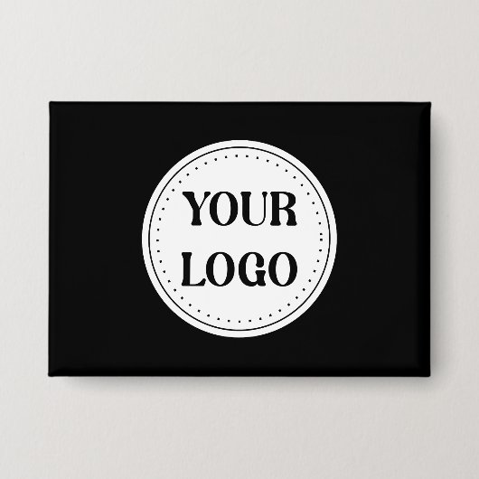 Trendy stilvoll und elegant mit Markenzeichen Button (Vorderseite)