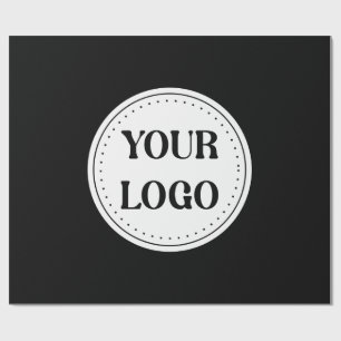 Trendy stilvoll und elegant mit Markenzeichen Geschenkpapier