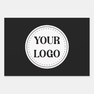 Trendy stilvoll und elegant mit Markenzeichen Geschenkpapier Set