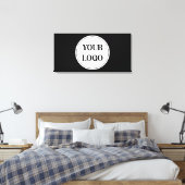 Trendy stilvoll und elegant mit Markenzeichen Leinwanddruck (Insitu (Schlafzimmer))