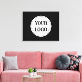 Trendy stilvoll und elegant mit Markenzeichen Leinwanddruck (Insitu (Wohnzimmer))