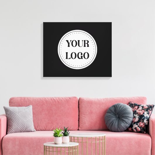 Trendy stilvoll und elegant mit Markenzeichen Leinwanddruck (Insitu (Wohnzimmer))