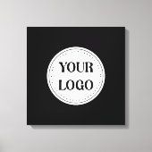 Trendy stilvoll und elegant mit Markenzeichen Leinwanddruck (Vorderseite)