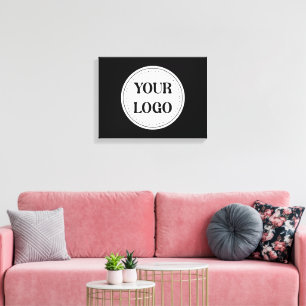 Trendy stilvoll und elegant mit Markenzeichen Leinwanddruck