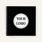 Trendy stilvoll und elegant mit Markenzeichen Notizblock (Vorderseite)