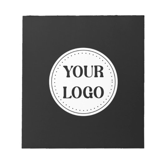 Trendy stilvoll und elegant mit Markenzeichen Notizblock (Vorderseite)