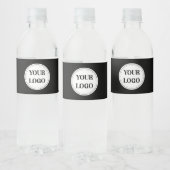 Trendy stilvoll und elegant mit Markenzeichen Wasserflaschenetikett (Flaschen)