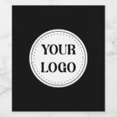 Trendy stilvoll und elegant mit Markenzeichen Weinetikett (Einzelnes Label)