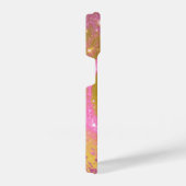 Trendy Stilvolle Funkelnd Rosa- und Gold Glitzer F iPhone Hülle (Rechte Seite)