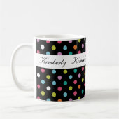 Trendy stilvolle Monogramm-Kaffee-Tassen Kaffeetasse (Links)