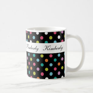 Trendy stilvolle Monogramm-Kaffee-Tassen Kaffeetasse