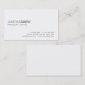 Trendy stilvoller moderner grafischer einfacher visitenkarte (Vorne/Hinten)