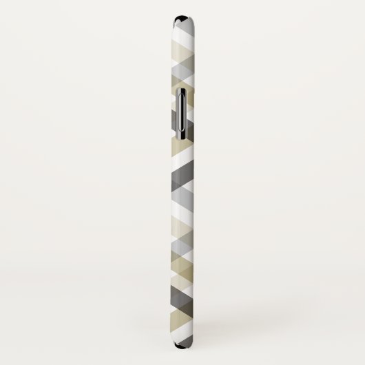 Trendy stilvoller Zickzack-Zickzack Case-Mate iPhone Hülle (Hinten/Rechts)