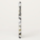 Trendy stilvoller Zickzack-Zickzack Case-Mate iPhone Hülle (Hinten/Links)