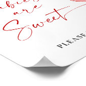 Trendy Strawberry Babies sind eine Sweet Baby Dusc Poster (Ecke)