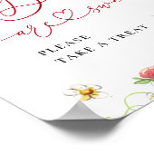 Trendy Strawberry Babies sind eine Sweet Baby Dusc Poster (Ecke)