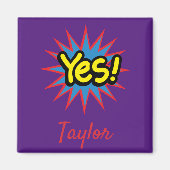 Trendy Street Art Magnet (Vorne)