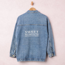 Trendy Street Style Jeansjacke