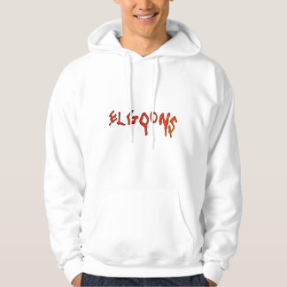 Trendy Streetwear Style weißer Pullover Hoodie
