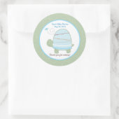 Trendy Stripe Turtle Custom Gevor Sticker (Tasche)